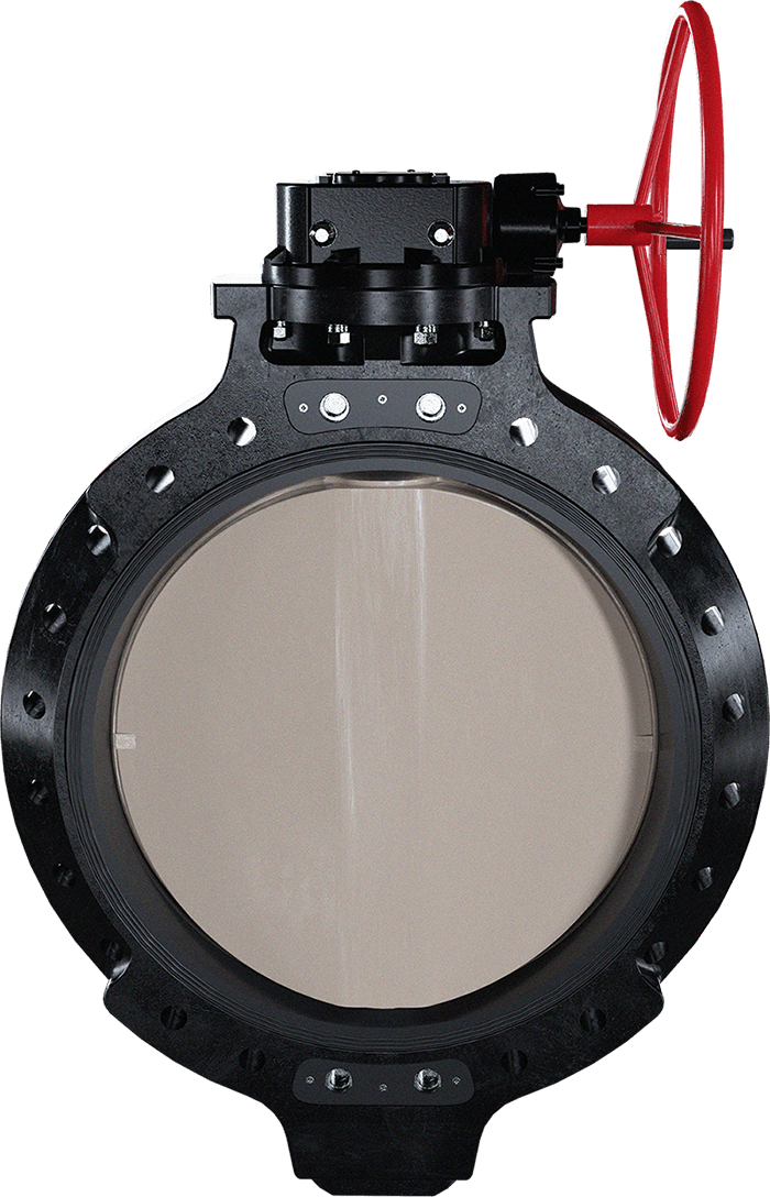 PDCPD Type-58 Large Diameter Wafer Gear Butterfly Valve (28″ – 36″)