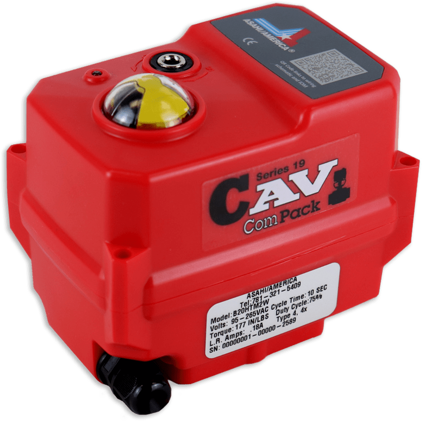 Series 19 CAV Compact On/Off Electric Actuator